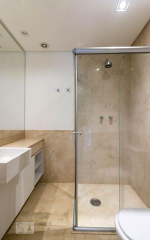 Apartamento para alugar com 60m², 1 quarto e 2 vagasBanheiro da Suite