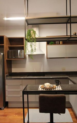 Studio para alugar com 60m², 1 quarto e 1 vagaCozinha