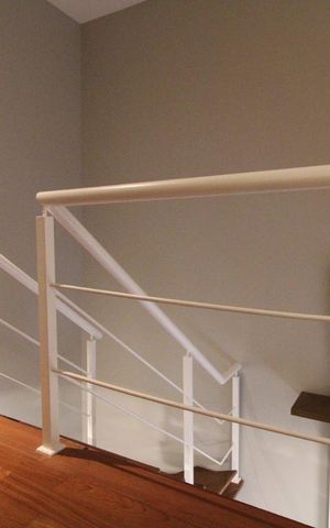 Studio para alugar com 60m², 1 quarto e 1 vagaDetalhe escada