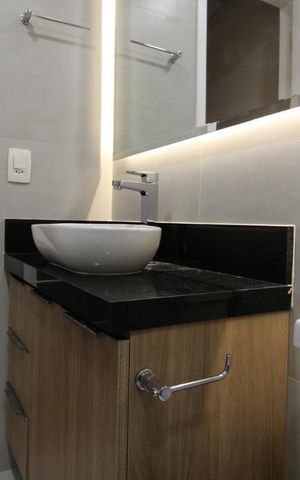 Studio para alugar com 60m², 1 quarto e 1 vagaBanheiro da suíte