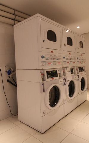 Studio para alugar com 60m², 1 quarto e 1 vagaLavanderia