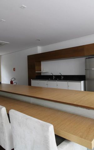 Studio para alugar com 60m², 1 quarto e 1 vagaSalão de festas