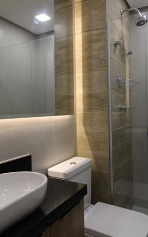 Studio para alugar com 60m², 1 quarto e 1 vagaBanheiro da suíte
