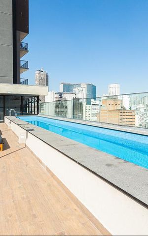 Studio à venda com 29m², 1 quarto e sem vaga Studio à venda com 29m², 1 quarto e sem vagaPiscina