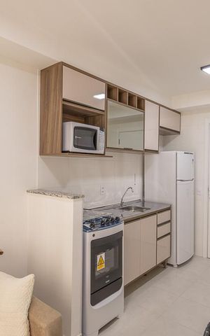 Studio à venda com 30m², 1 quarto e sem vagaSala