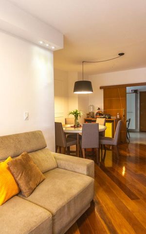 Apartamento à venda com 128m², 3 quartos e 3 vagasSala de estar