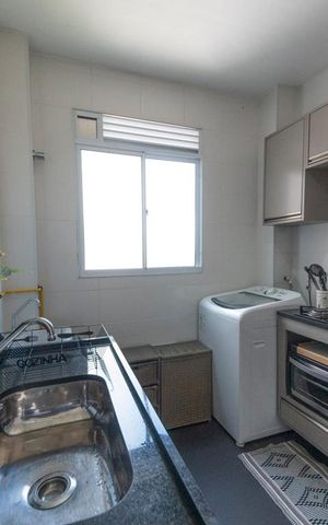 Apartamento para alugar com 42m², 2 quartos e 1 vagaCozinha e Área de Serviço