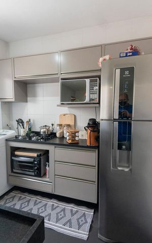 Apartamento para alugar com 42m², 2 quartos e 1 vagaCozinha e Área de Serviço
