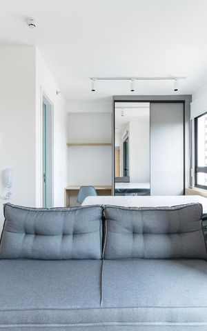 Studio à venda com 26m², 1 quarto e sem vaga Studio à venda com 26m², 1 quarto e sem vagaSala