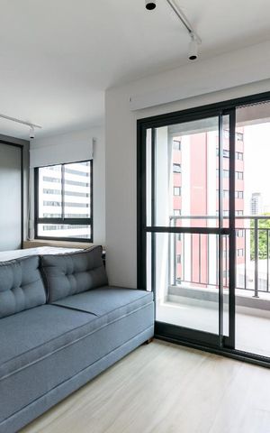 Studio à venda com 26m², 1 quarto e sem vaga Studio à venda com 26m², 1 quarto e sem vagaSala