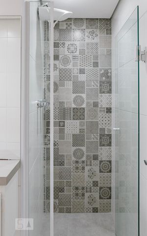 Apartamento para alugar com 46m², 1 quarto e 1 vaga Apartamento para alugar com 46m², 1 quarto e 1 vagaBanheiro da Suite