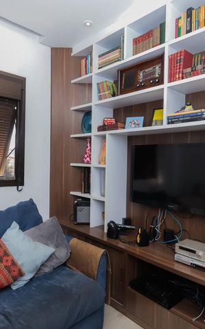 Apartamento à venda com 186m², 3 quartos e 3 vagas Apartamento à venda com 186m², 3 quartos e 3 vagasSala de TV