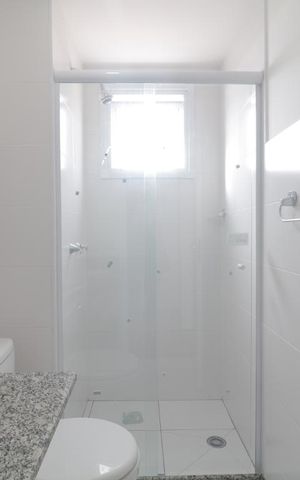 Apartamento à venda com 67m², 3 quartos e 1 vagaBanheiro da Suíte 1