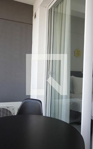 Studio à venda com 25m², 1 quarto e sem vagaVaranda