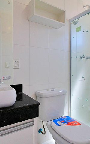 Apartamento à venda com 98m², 3 quartos e 2 vagasBanheiro da Suíte