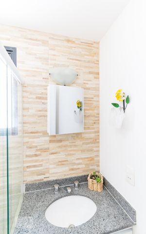 Apartamento à venda com 40m², 1 quarto e 1 vaga Apartamento à venda com 40m², 1 quarto e 1 vagaBanheiro Social