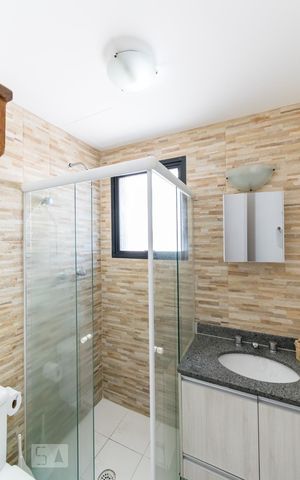 Apartamento à venda com 40m², 1 quarto e 1 vaga Apartamento à venda com 40m², 1 quarto e 1 vagaBanheiro Social