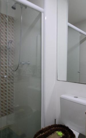 Apartamento à venda com 58m², 2 quartos e 1 vagaBox do banheiro