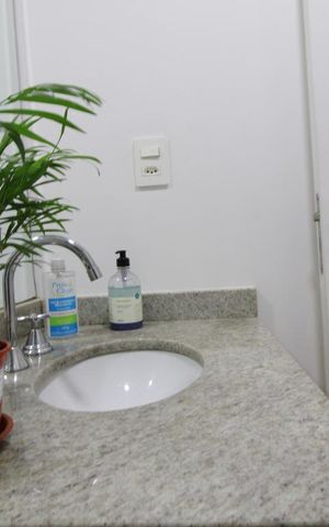 Apartamento à venda com 58m², 2 quartos e 1 vagaPia do banheiro