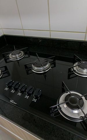 Apartamento para alugar com 77m², 3 quartos e 2 vagasCozinha- cooktop