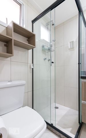 Apartamento para alugar com 77m², 3 quartos e 2 vagasBanheiro quarto 3 suíte