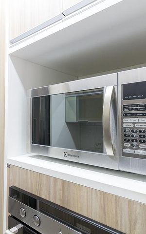 Apartamento para alugar com 77m², 3 quartos e 2 vagasCozinha - micro-ondas