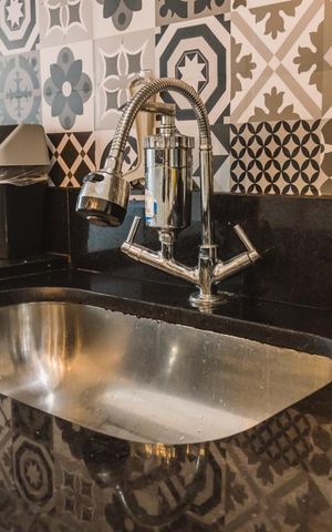 Apartamento à venda com 34m², 1 quarto e sem vagaCozinha Pia