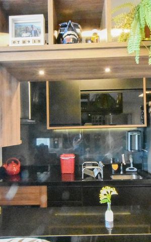 Apartamento à venda com 43m², 1 quarto e 1 vagaCozinha