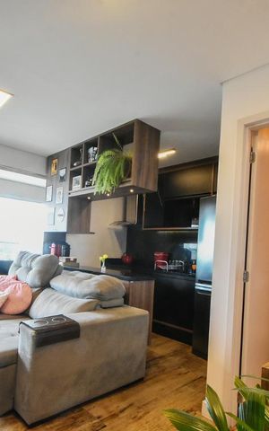 Apartamento à venda com 43m², 1 quarto e 1 vagaEntrada Social