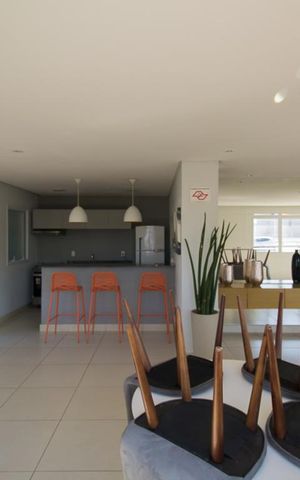 Studio à venda com 38m², 1 quarto e sem vagaÁrea comum - Salão de festas