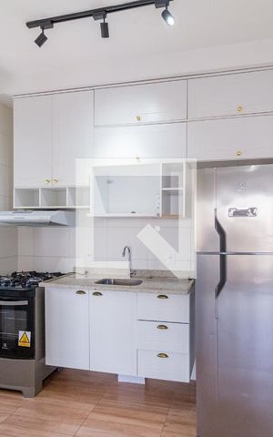 Apartamento à venda com 45m², 2 quartos e 1 vagaCozinha e área de serviço