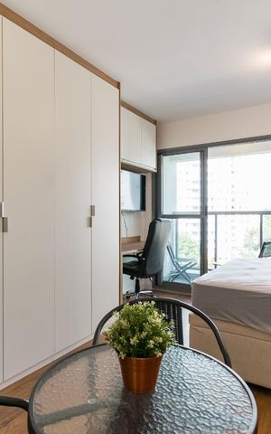 Apartamento para alugar com 26m², 1 quarto e sem vagaSala