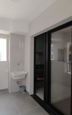 Apartamento para alugar com 40m², 1 quarto e sem vagaSacada e area de serviço