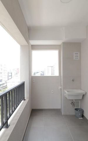 Apartamento para alugar com 40m², 1 quarto e sem vagaSacada e area de serviço
