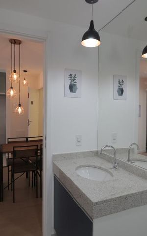Apartamento para alugar com 40m², 1 quarto e sem vagaBanheiro