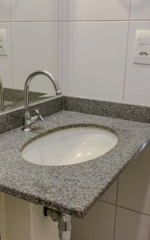 Apartamento para alugar com 40m², 1 quarto e 1 vagaDetalhe Banheiro