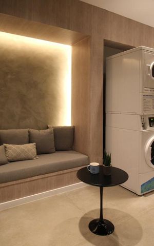 Studio para alugar com 25m², 1 quarto e sem vaga Studio para alugar com 25m², 1 quarto e sem vagaLavanderia