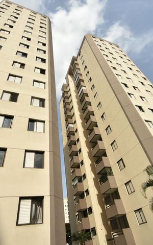 Apartamento para alugar com 61m², 3 quartos e 1 vagaÁrea comum - fachada interna