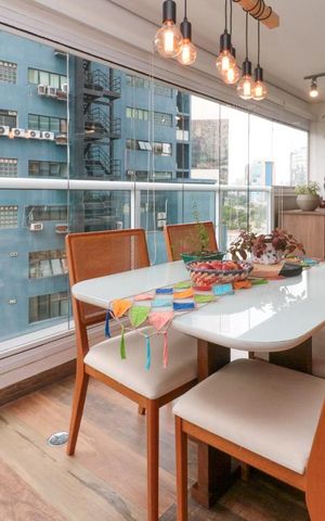 Apartamento à venda com 57m², 1 quarto e 1 vaga Apartamento à venda com 57m², 1 quarto e 1 vagaSala de Jantar