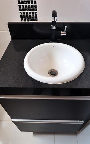Apartamento à venda com 100m², 2 quartos e 2 vagasBanheiro Social