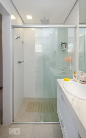 Apartamento para alugar com 75m², 2 quartos e 1 vagaBanheiro da Suíte 1