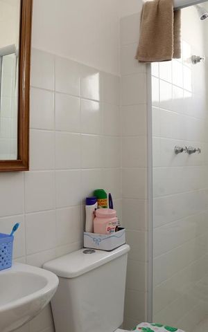 Apartamento à venda com 55m², 2 quartos e 1 vagaBanheiro Social 