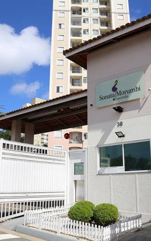 Apartamento à venda com 55m², 2 quartos e 1 vagaFachada do Condomínio