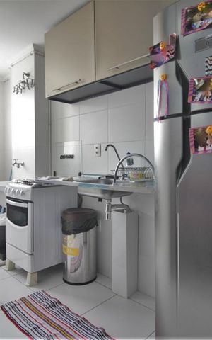 Apartamento à venda com 41m², 2 quartos e sem vagaCozinha e Área de Serviço
