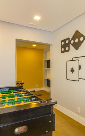 Apartamento à venda com 40m², 2 quartos e 1 vaga Apartamento à venda com 40m², 2 quartos e 1 vagaÁrea comum - Sala de jogos