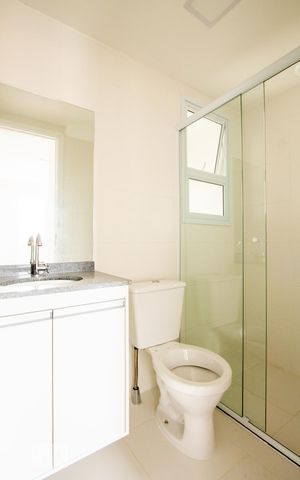 Studio à venda com 34m², 1 quarto e sem vaga Studio à venda com 34m², 1 quarto e sem vagaBanheiro da Suíte
