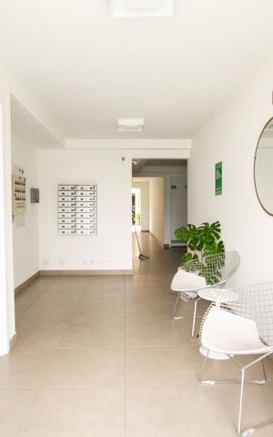 Studio à venda com 34m², 1 quarto e sem vaga Studio à venda com 34m², 1 quarto e sem vagaHall