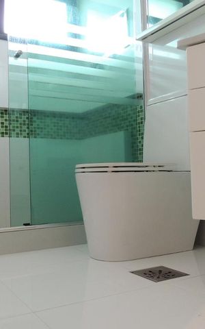 Apartamento para alugar com 180m², 4 quartos e 3 vagasBanheiro da Suíte 1