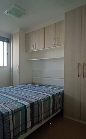 Apartamento para alugar com 48m², 2 quartos e 1 vagaQuarto 2 - Armários
