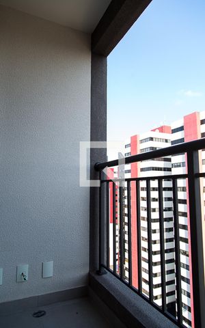 Studio para alugar com 26m², 1 quarto e sem vagaVaranda